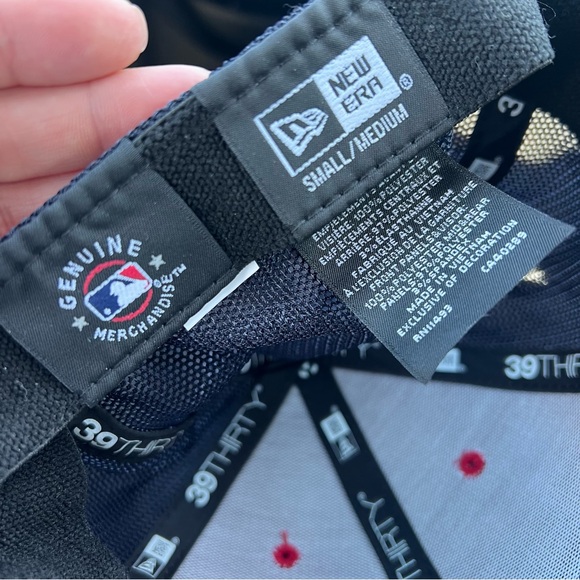 Genuine Merchandise Red and Black Hat with Embroidered Logo - Picture 8 of 9